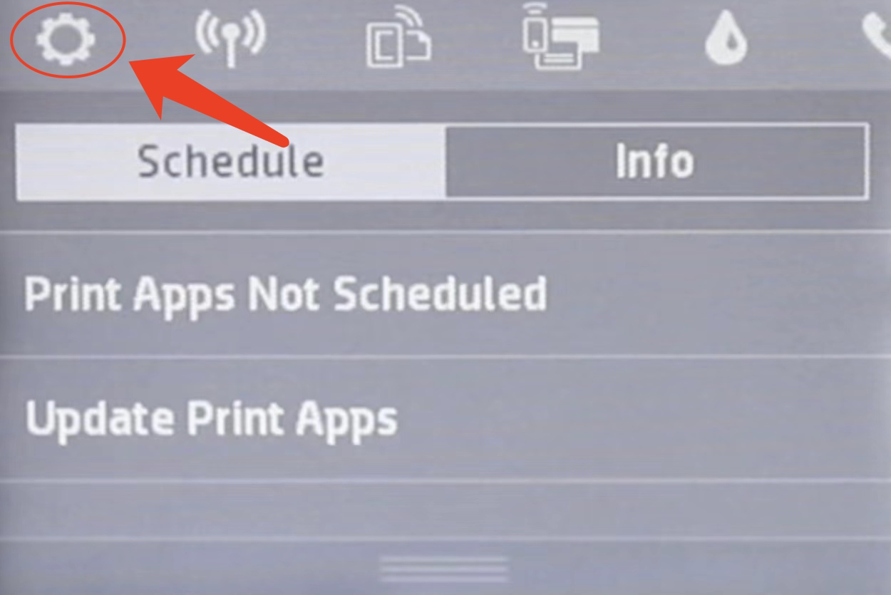 Disable Firmware Update on HP InkJet Printers Step 2